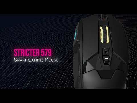 Lorgar Stricter 579 RGB 9 buttons Wired Mouse Black (LRG-GMS579) - outlet