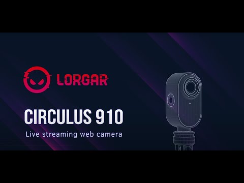 Lorgar Circulus Webcam 910 5MP 1944p Auto Focus Stereo Black (LRG-SC910)