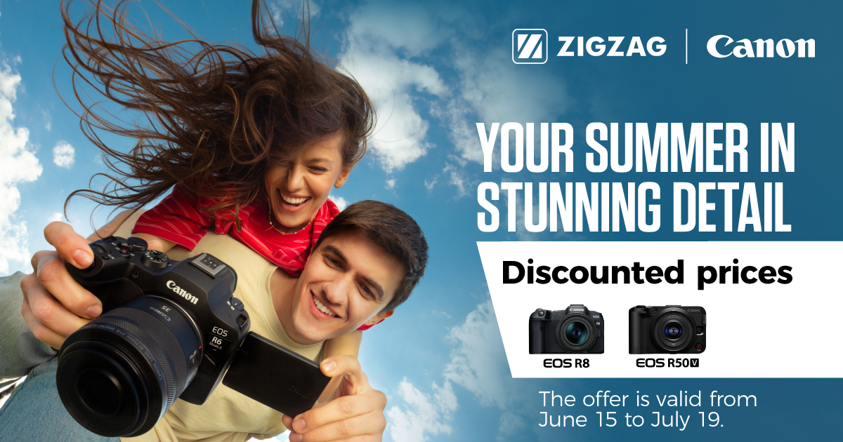 Discounts on Canon cameras and lenses