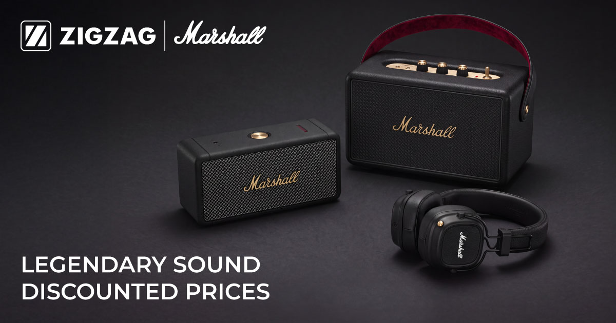 Marshall: Legendary sound, Discounted prices
