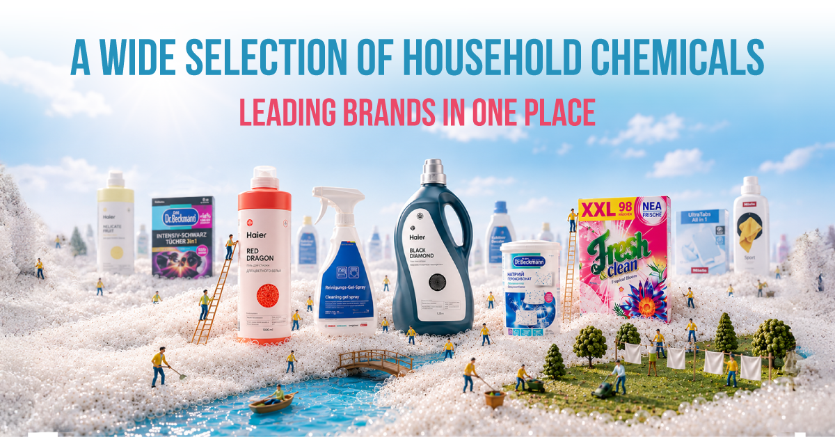 A wide range of household chemicals at Zigzag