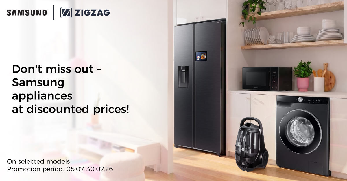 Discounts on Samsung home appliances