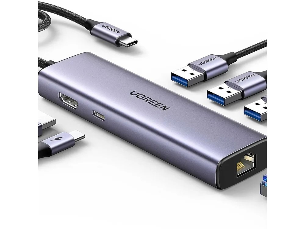 Концентратор USB-C UGREEN 6-in-1 45000 — 3