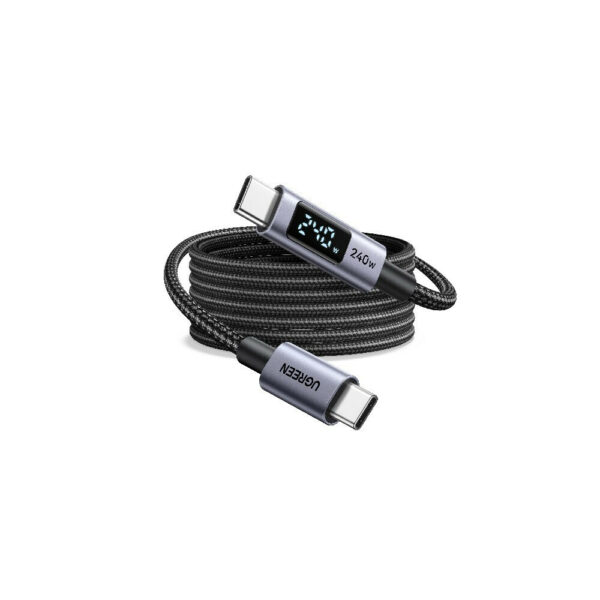 Մալուխ UGREEN Type-C to Type-C PD Fast Charging 65866 240W — 3