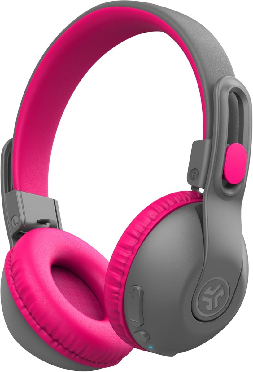 JLab JBuddies Studio 2 Kids Wireless Pink/Gray IEUHBKSTU2RGRYPNK122