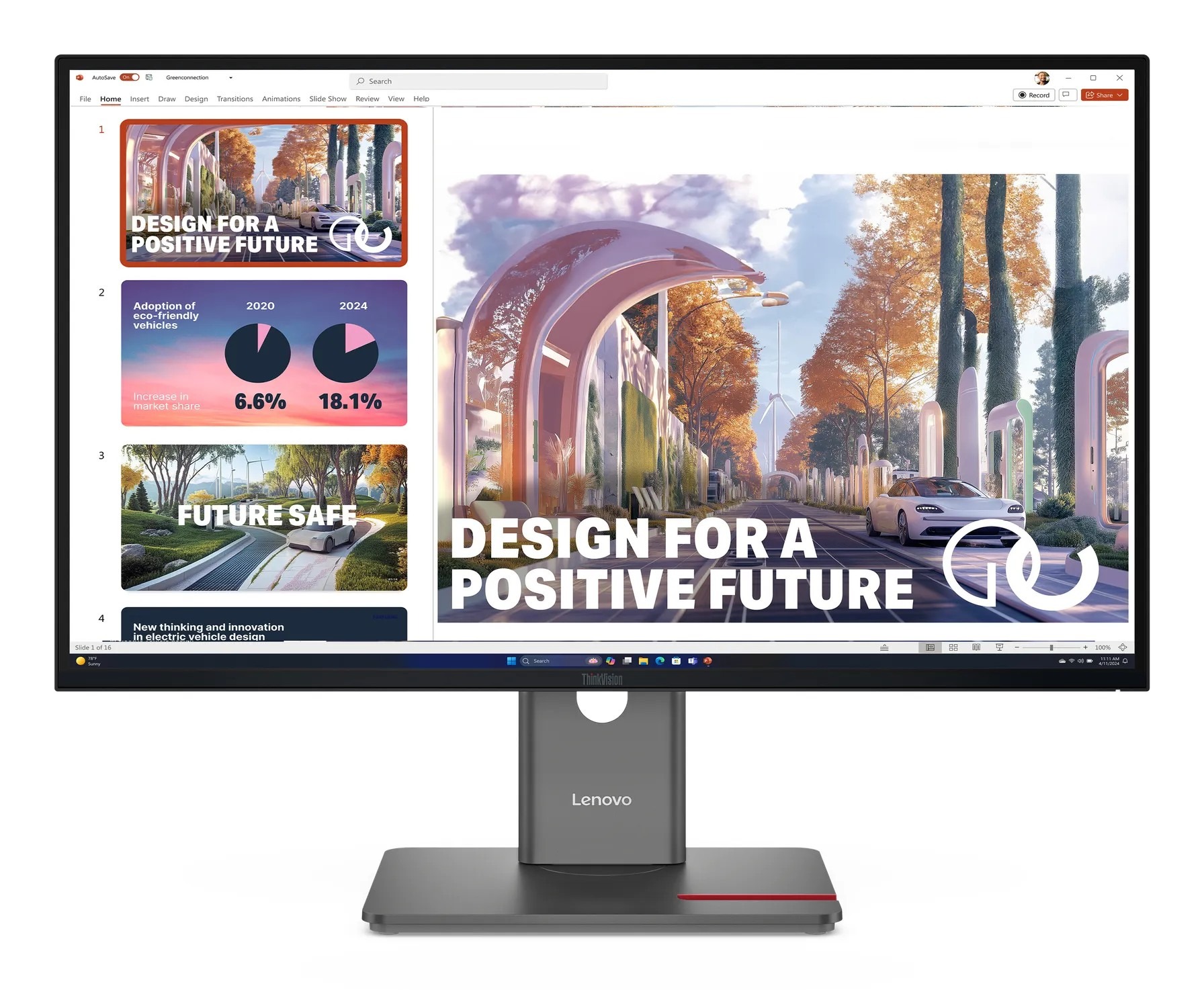 Monitor ThinkVision P27QD-40 64B3GAT2EU