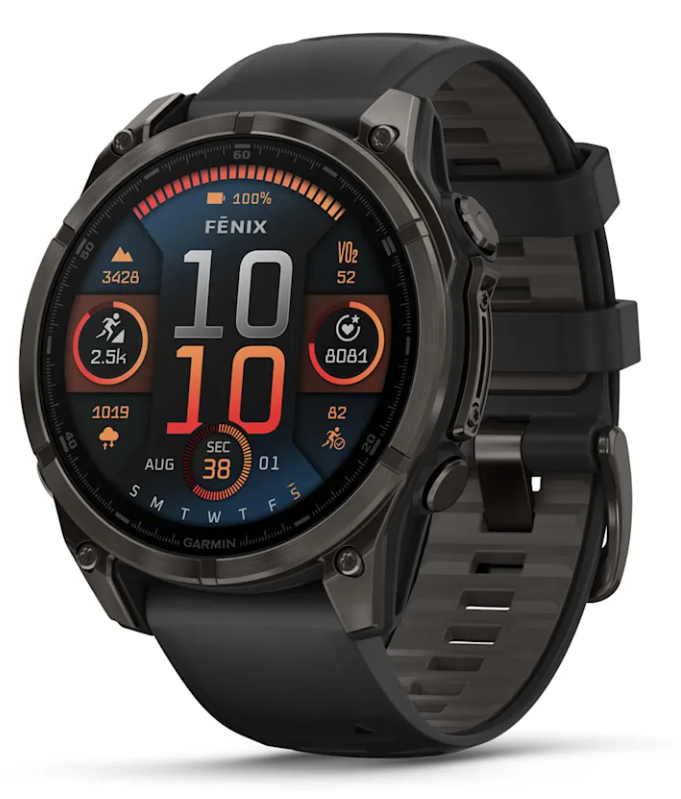 Garmin Fenix 8 – 47 mm, AMOLED Sapphire Carbon Gray Titanium
