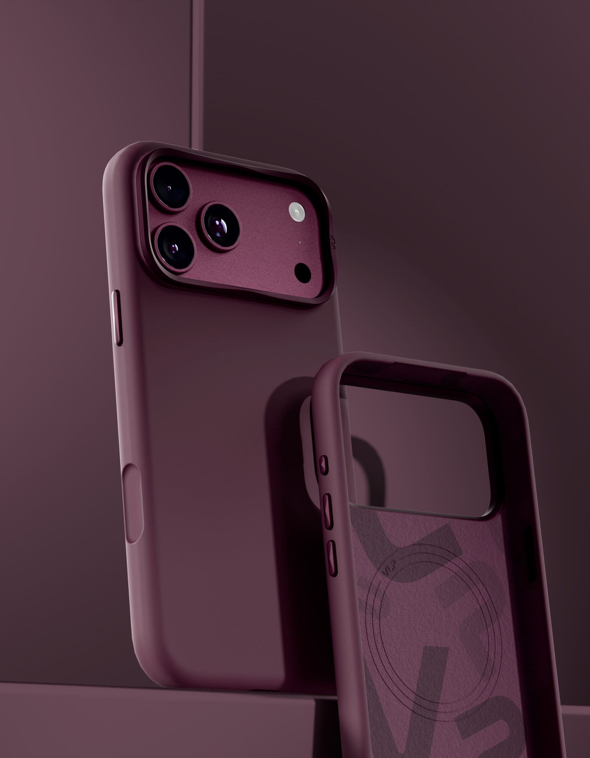 Чехол VLP Aster Pro MagSafe для iPhone 18 Pro Max Dark Cherry 10524240 — 4