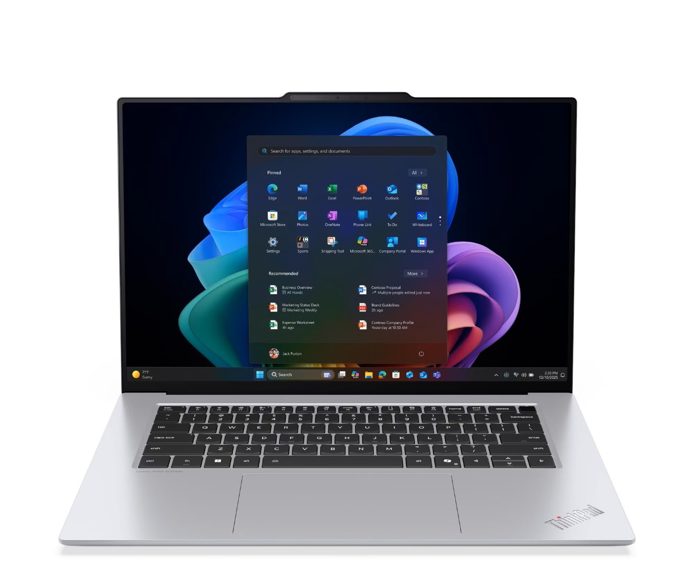 Lenovo ThinkPad X9 G1 Aura Edition 15.3" Ultra 7-258V 32GB/1TB W11P White /21Q6006AFW