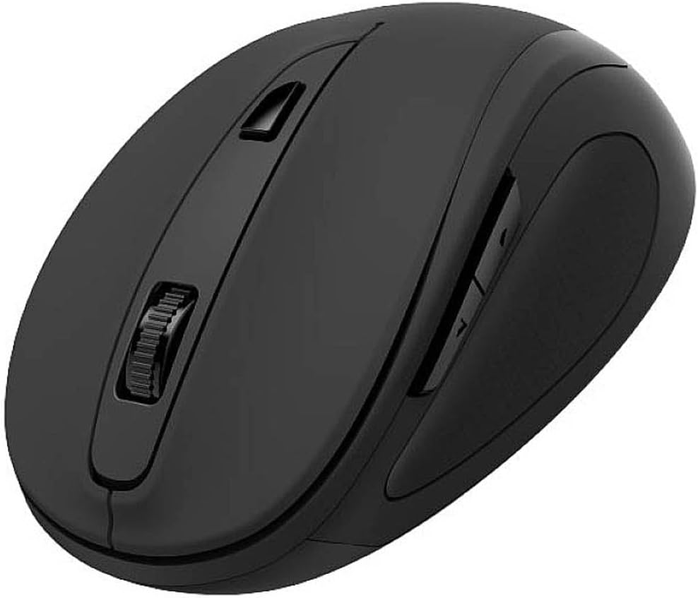 Hama "MW-400 V2" Optical 6-Button Wireless Mouse, Ergonomic, USB Rec., black 173026