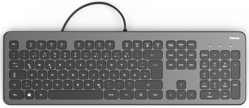 Hama KC-700Keyb.,anthracite/black, RUS R1182652