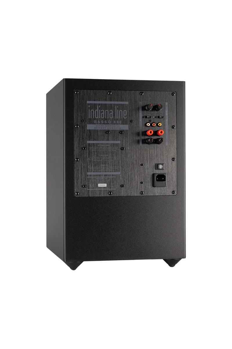 Indiana Line Basso 880 Active Subwoofer, Black