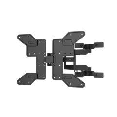 Hama TV Wall Bracket, Flat, Swivel, Pull-out, 90", black (220852)