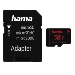 Hama microSDXC 64GB UHS Class 3 UHS-I (123979)