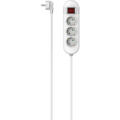 Hama Power Strip,3-Way 1.4 m,White (223021)