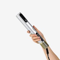 Babyliss AS6555E hairdyer/straightener air wand silver