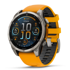 Garmin Fenix 8 – 47 mm, AMOLED Sapphire Spark Orange Titanium