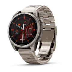 Garmin Fenix 8 – 47 mm, AMOLED Sapphire, Titanium with Vented titanium bracelet
