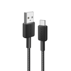 Anker USB-A to USB-C, 3ft (0.9M), Black /A81H5G11