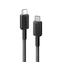Anker USB-C to USB-C, 60W Cable, 6ft (1.8M), Black /A81F6H11