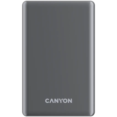 Canyon OnPower 505, 5000mAh Magnetic Slim Power Bank, Dark Grey /CNS-CPB505DG