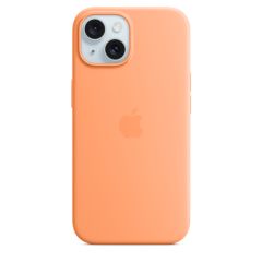 Apple iPhone 15 Silicone  Orange Sorbet /MT0W3ZM/A