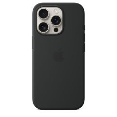Apple Iphone 16 Pro Silicone Case with MagSafe Black