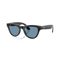 Ray-Ban Skyler (RW4010) Shiny Black / Transitions Cerulean Blue (C601/MF52)