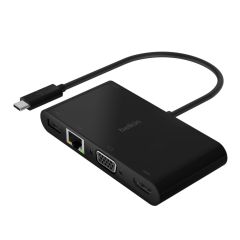 Belkin USB-C TO GBE,HDMI,VGA,USB-A,100W,AVC004BTBK