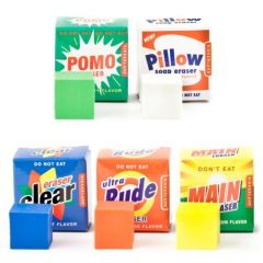 Kikkerland ER35 SCENTED ERASERS DETERGENT SET OF 5 - outlet