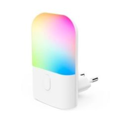 Hama “Color” LED Night Light for Socket, Twilight Sensor, Colour Changing, RGB (223504)