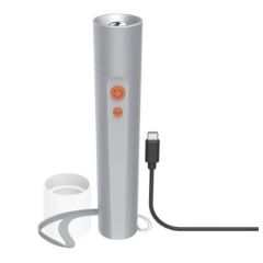 Hama “FL350-C” LED Torch, Rechargeable, Aluminium, 4 Modes + SOS (228603)