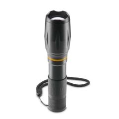 Hama “W200” LED Torch, Batteries, Zoom, COB, Aluminium, 3 Modes (228620)