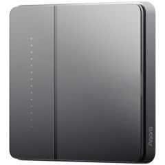 Aqara Smart wall switch 1 Pro Grey (singl rocker) /ZNQBKG42LM_gr