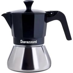Barazzoni 83000510680 Coffee maker 6 cups black/inox