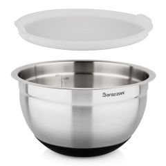 Barazzoni 810160016 bowl stainless-steel with silicone lid 16x9.6cm