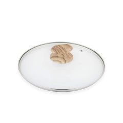 Barazzoni 84913502496 LEGNO ROVERE glass lid 24cm