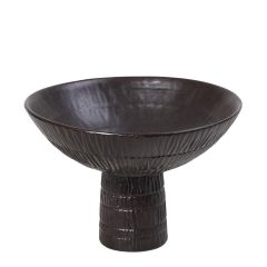 Espiel NFU516 footed ceramic bowl 19x28cm