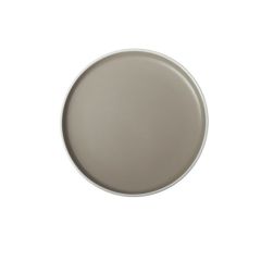 Brandani 51308 Fusion dove grey stoneware side plate 20cm - outlet
