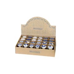 Brandani 51495 ceramic/cork blue bottle top
