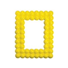 Brandani 51628 yellow polyresin photo frame 10x15sm