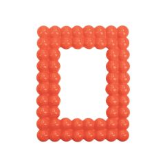Brandani 51630 orange polyresin photo frame 10x15sm