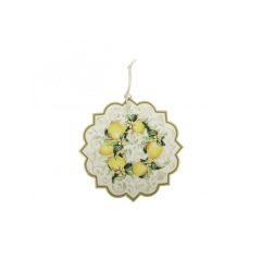 Brandani 52772 LIMONI ceramic/cork decoration set x4 - outlet