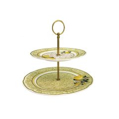 Brandani 52760 LIMONI 2-tier cake stand