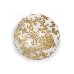 Brandani 51024 DAMASCO gold glass bowl 21cm