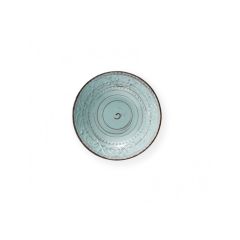 Brandani 55975 SERENDIPITY turquoise stoneware plate blue 20cm