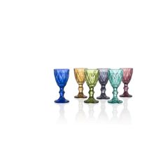 Brandani 54211 DIAMOND liqueur glass collection x6
