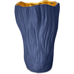 Baci Milano VAS3.VER01 vase blue gold 35cm