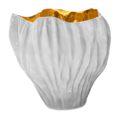 Baci Milano VAS2.KOS01 vase white gold 20cm