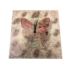 Lupia Clock Farfalla Shabby 30*30 (04551) - outlet